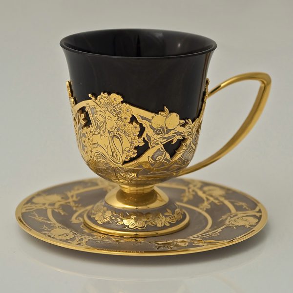 Coffee set from Zlatoust masters