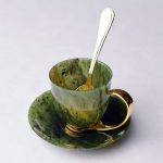 Green Natural Jade Coffee Mug