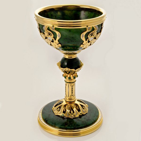 Exclusive handmade jade cup
