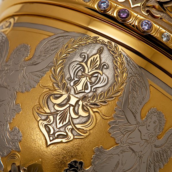 Exquisite Engraving Gold Cup