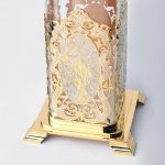 Gold and glass - Vase Diana handmade