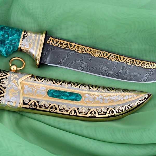 Beautiful scabbard of an oriental knife
