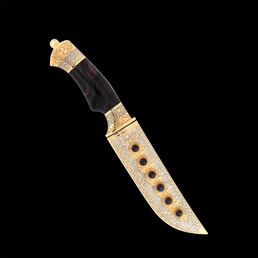 Stylish arabic handmade knife