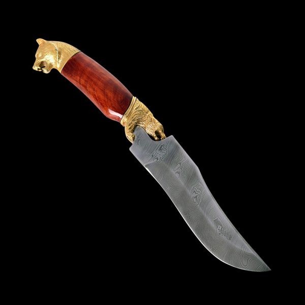 Handmade knife from Zlatoust masters - Wolf