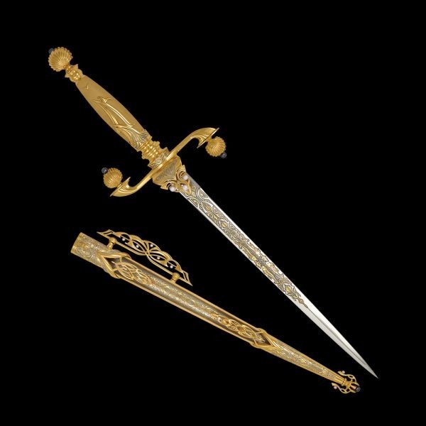 Dirk with boxwood hilt - Pearl | Pegasus Leaders | Free worldwide shipping