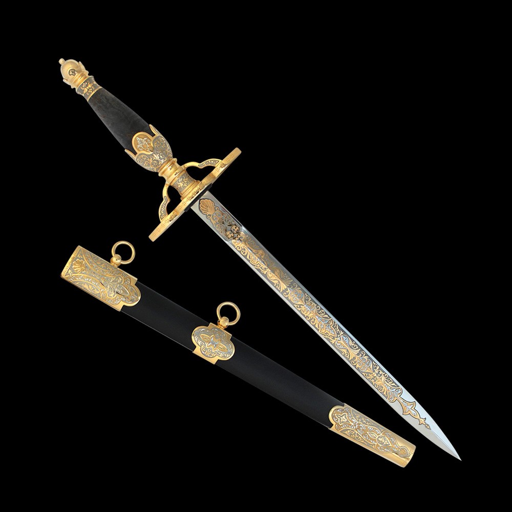 Luxurious dagger. For several centuries this has been an attribute of the Russian officer corps of the army.