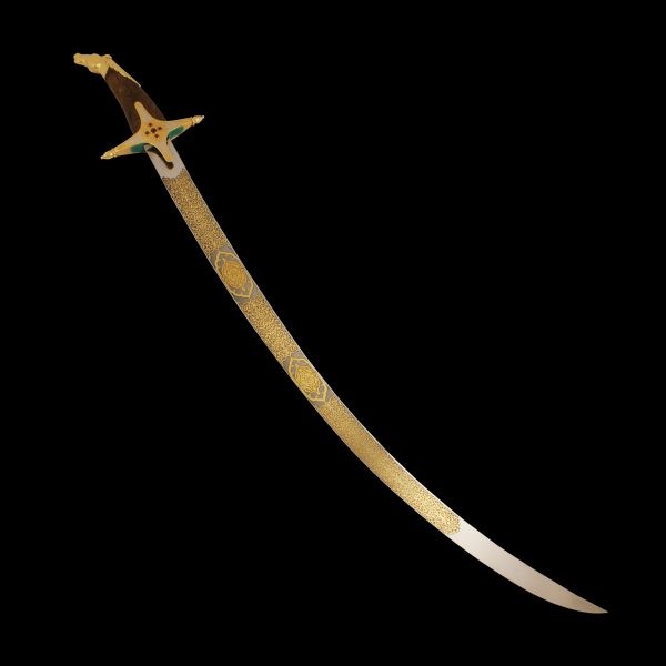 Handmade gift Arabic sword from Russian gunsmiths from Zlatoust