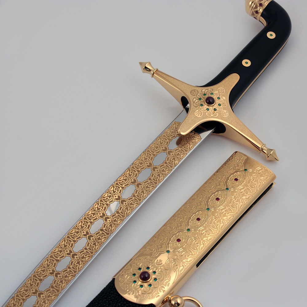 Handmade arabic saber. Dear gift for a festive occasion