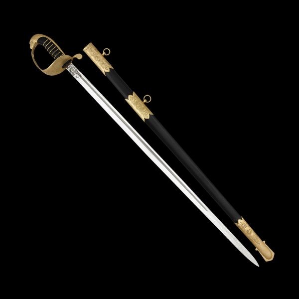 Handmade souvenir sword from Zlatoust masters