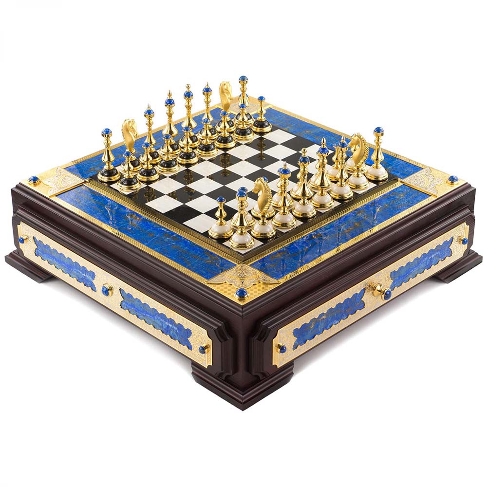 Chess - Lapis lazuli | Pegasus Leaders | Free worldwide shipping