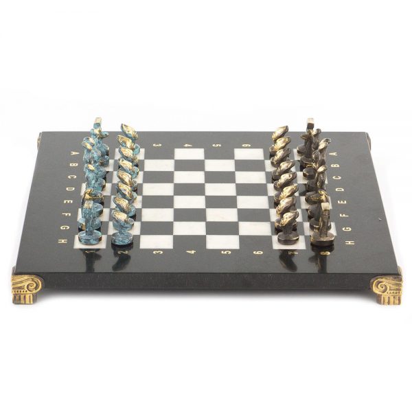 A handmade chess set looks like an elegant interior decoration. Such products create places of strength, attraction and relaxation in the room. 