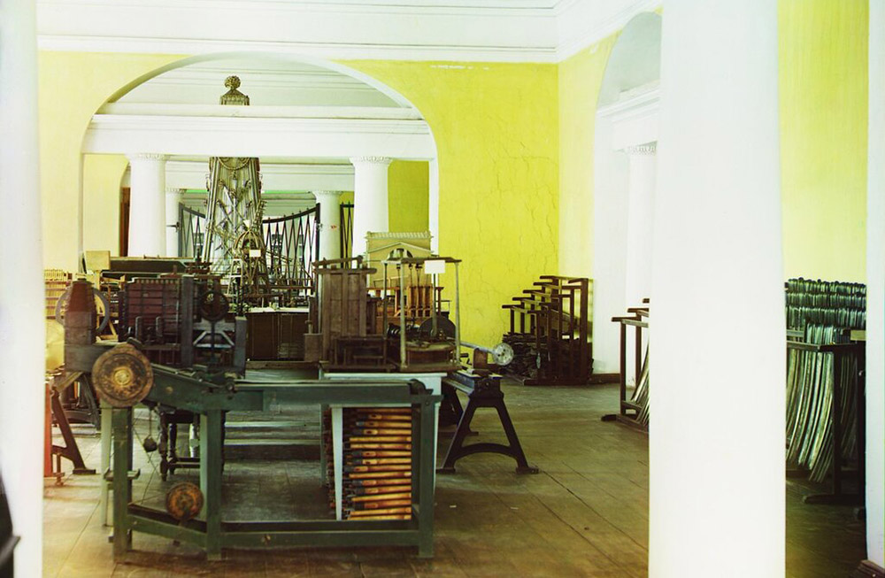 Historical photo of the Zlatoust weapons factory