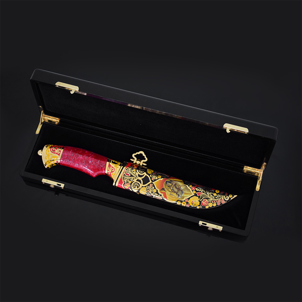 Knife - Noorah the lioness | Custom Knife | Free worldwide shipping