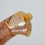 gold element knife handle