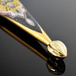 Golden scabbard with enamel
