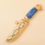 Gift knife in blue color