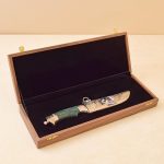 silver knife with white horse in box PEGASUS LEADERS